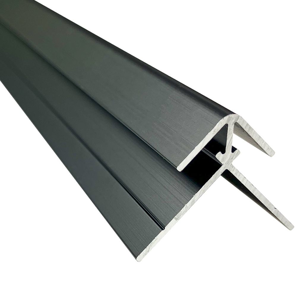 Wetwall Tile Black Tile External Corner 2440mm Price Comparisons | Compare The Build