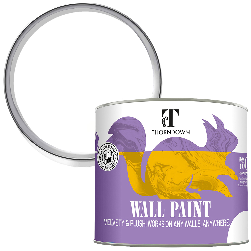 Thorndown Walls and Ceilings Swan White Matt Paint 750ml Price Comparisons | Compare The Build