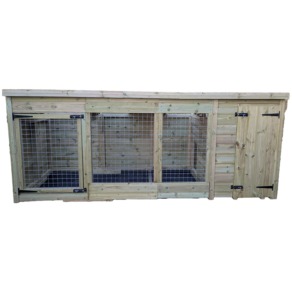 Benchmark Apex Roof Single Dog Kennel 4 x 10ft Price Comparisons | Compare The Build