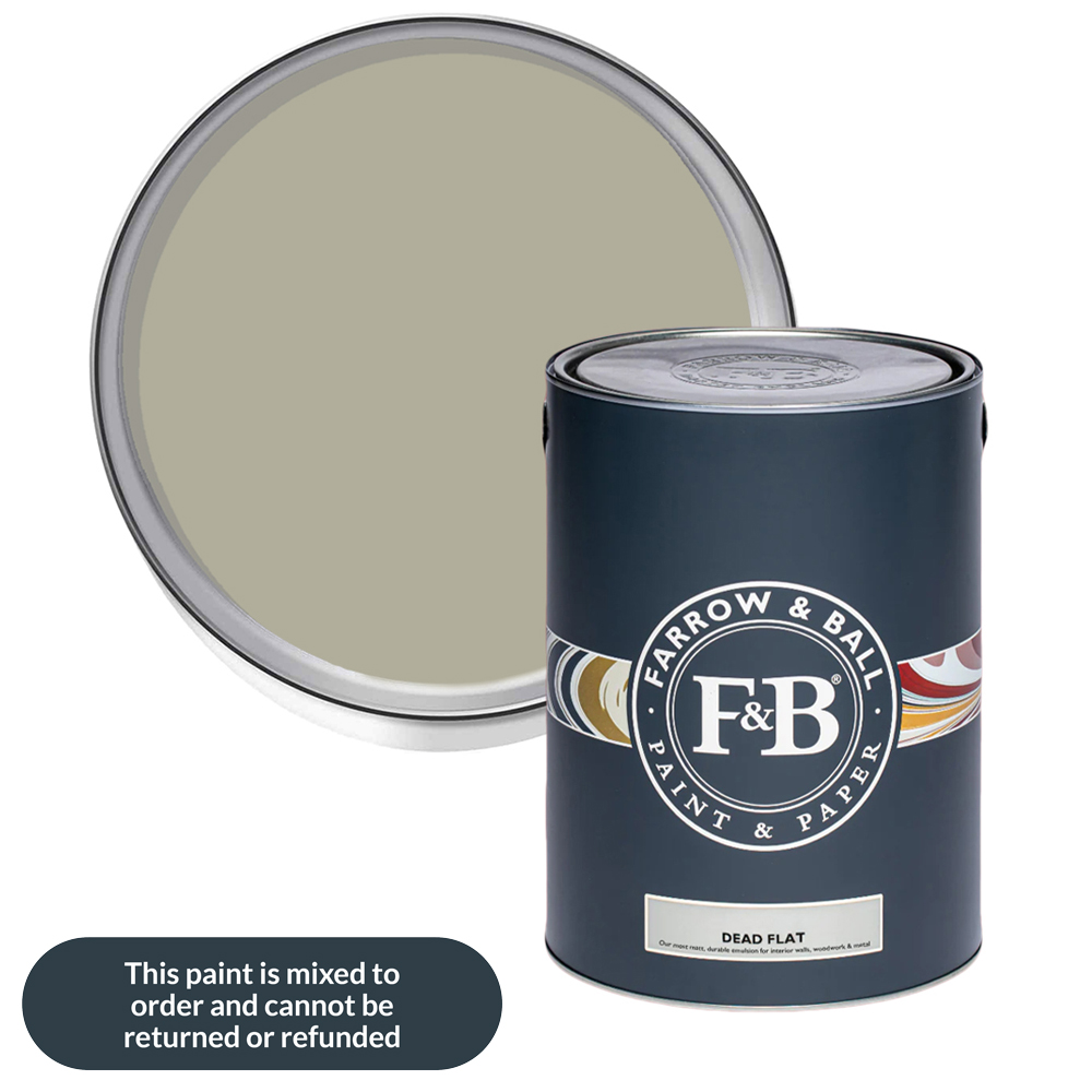 Farrow & Ball Dead Flat French Gray Matt Paint 5L Price Comparisons | Compare The Build
