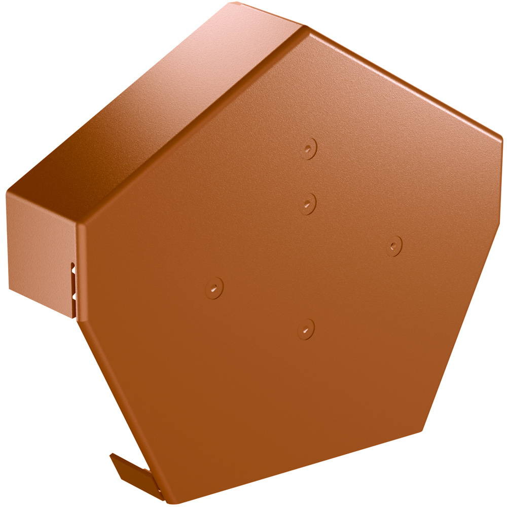 Coroverge Terracotta Angled Ridge Cap | Homebase