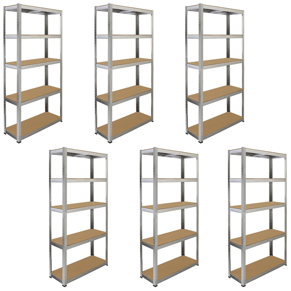 Monster Shop GALWIX Galvanised Racking Units 180 x 90 x 30cm 6 Pack ...