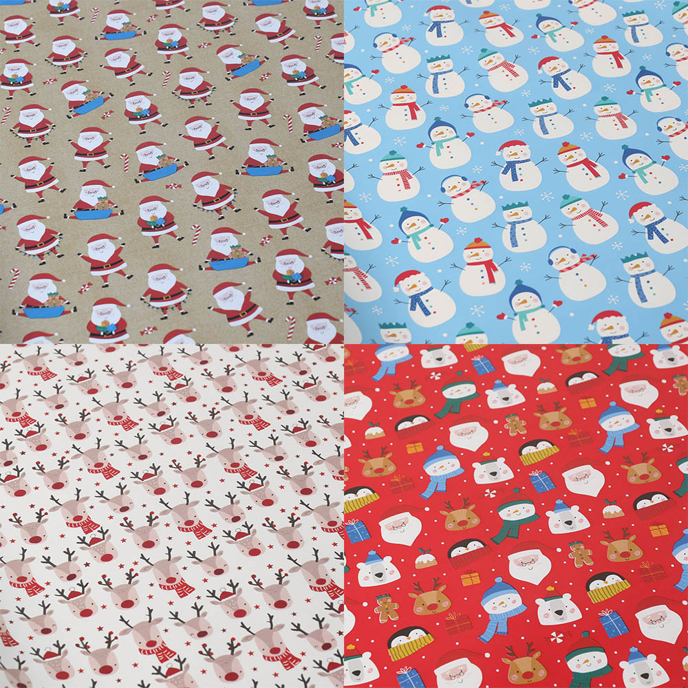 10m Cute Christmas Wrap | Homebase