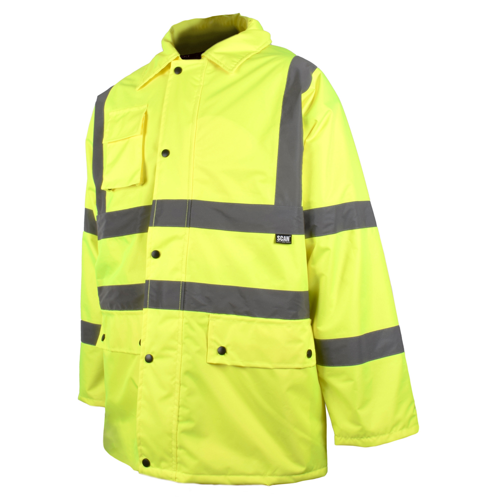 Scan High Visibility Motorway Jacket Large Yellow Price Comparisons | Compare The Build