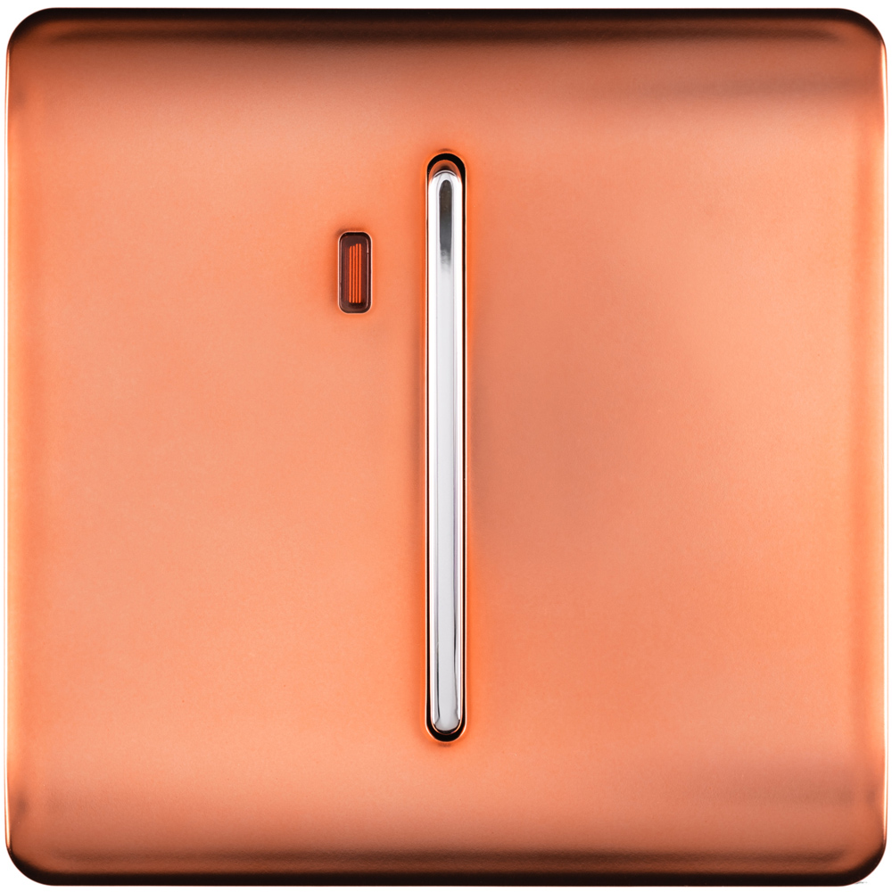 Trendi Switch 1 Gang 45amp Copper Cooker Switch with Neon Price Comparisons | Compare The Build