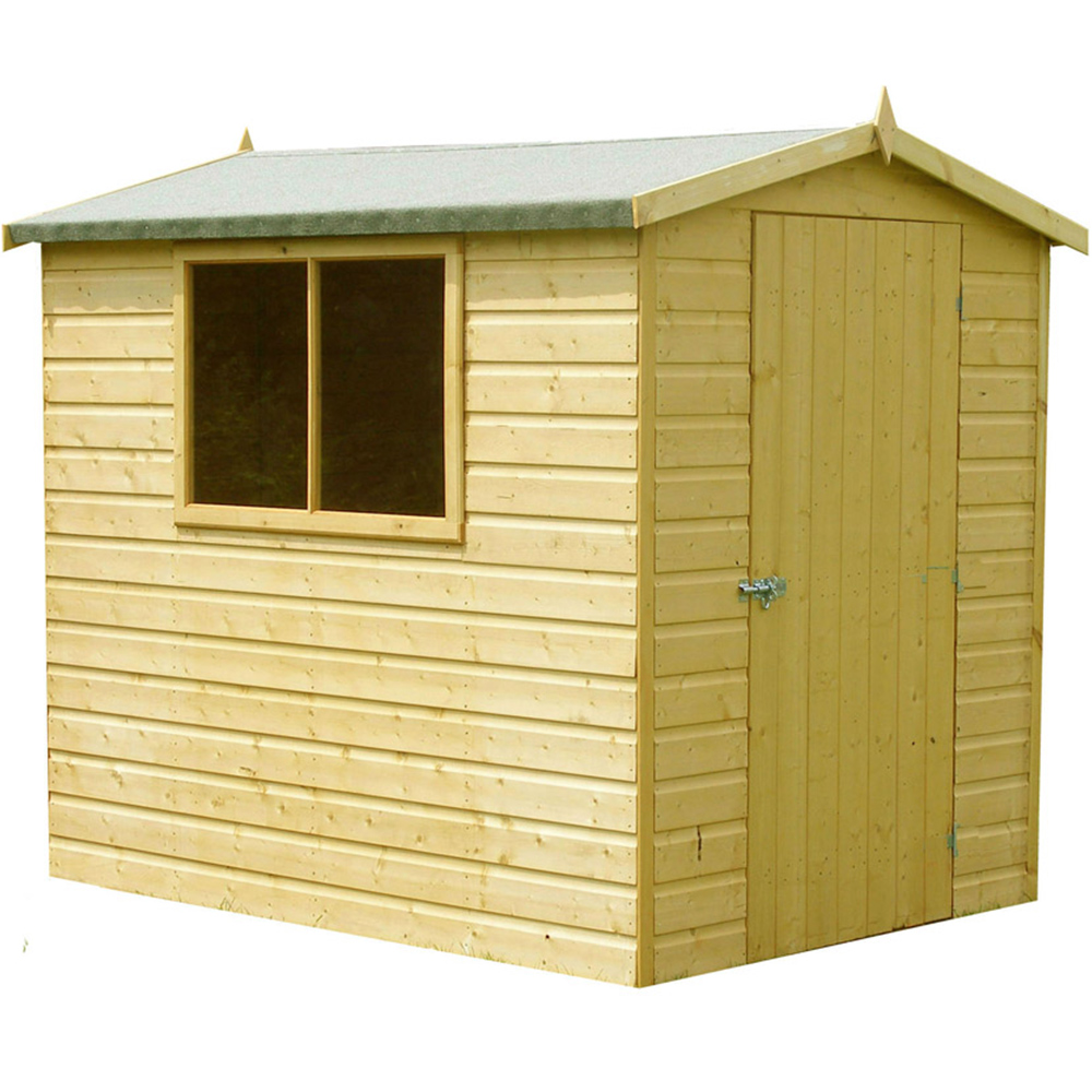 Shire Lewis 7 x 5ft Wooden Shiplap Shed Price Comparisons | Compare The Build