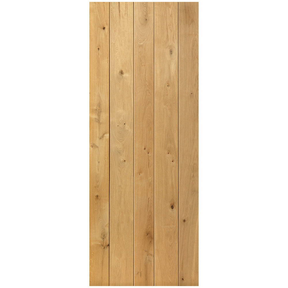 JB Kind Rustic Cottage Oak Ledged Internal Door 1981 x 686mm Price Comparisons | Compare The Build