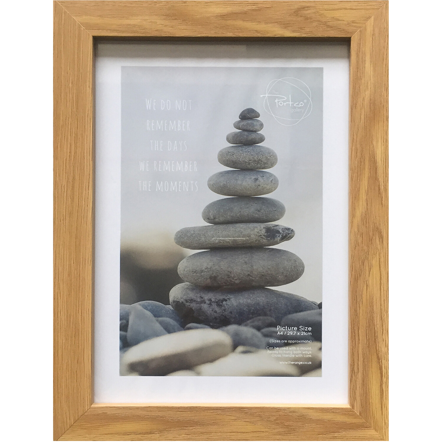 The Port Gallery Wood Effect Brown Somerset Photo Frame 6 x 4 inch ...