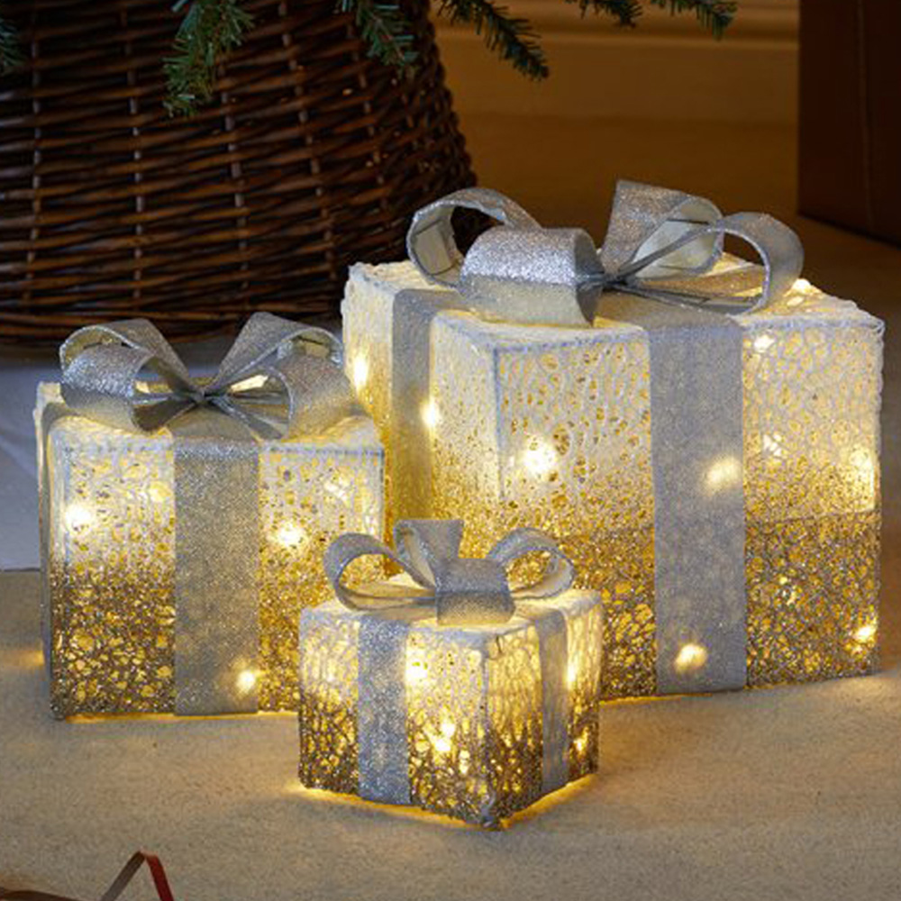 Marco Paul Gold Sparkly Faux Gift Box 3 Piece Price Comparisons | Compare The Build