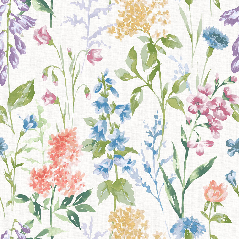 Laura Ashley Elston Garden Multi Wallpaper Price Comparisons | Compare The Build