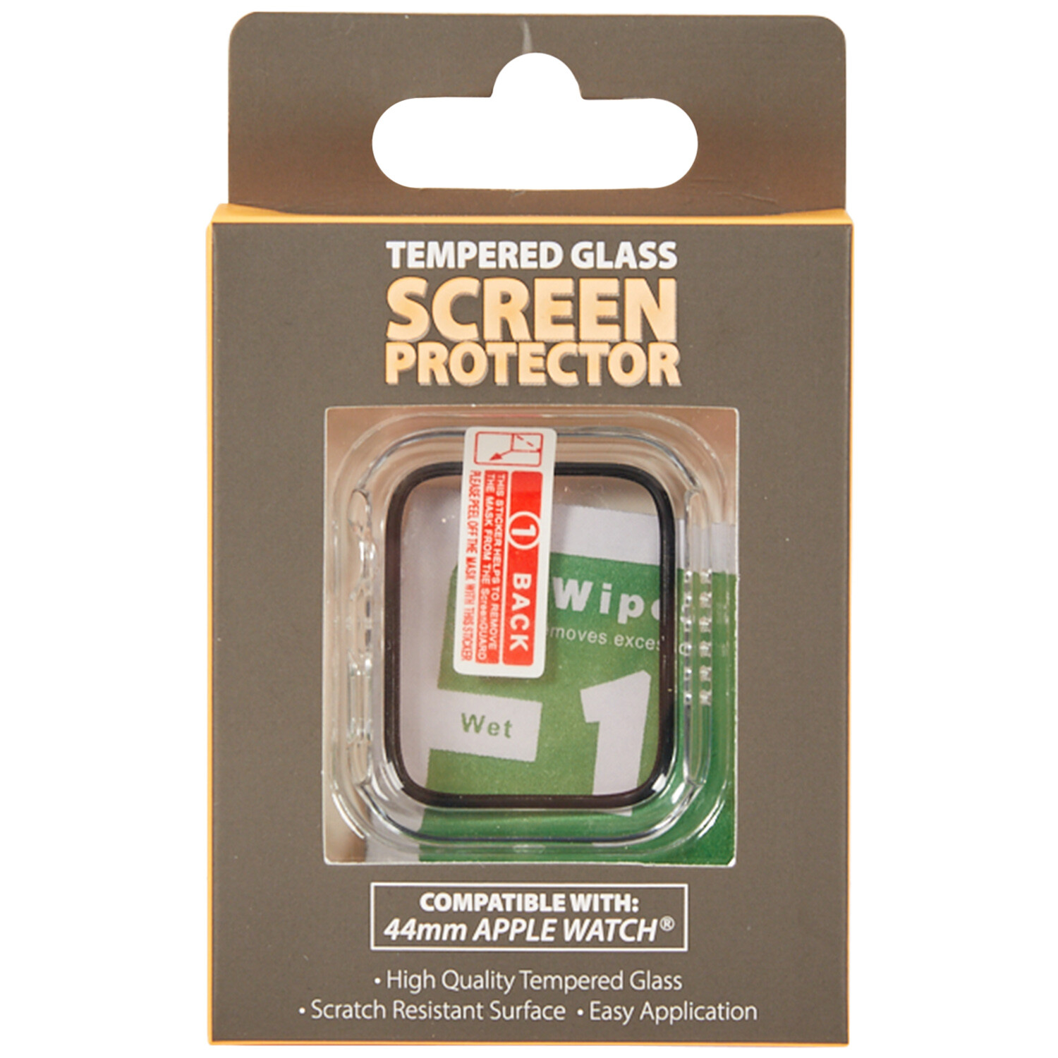 Tempered Glass Screen Protector for 44mm Apple Watch - Clear and Black Price Comparisons | Compare The Build