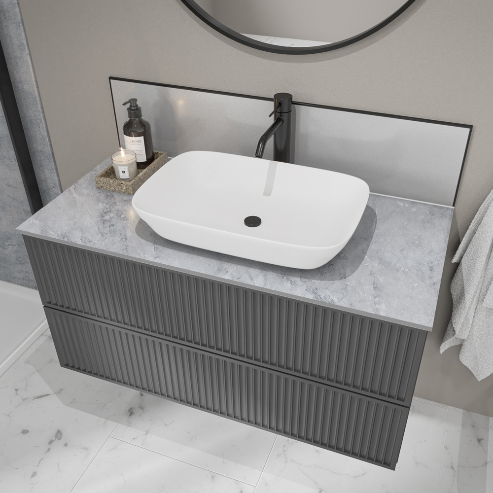 Wetwall Compact Fumo Vanity Worktop 1500 x 425mm Price Comparisons | Compare The Build