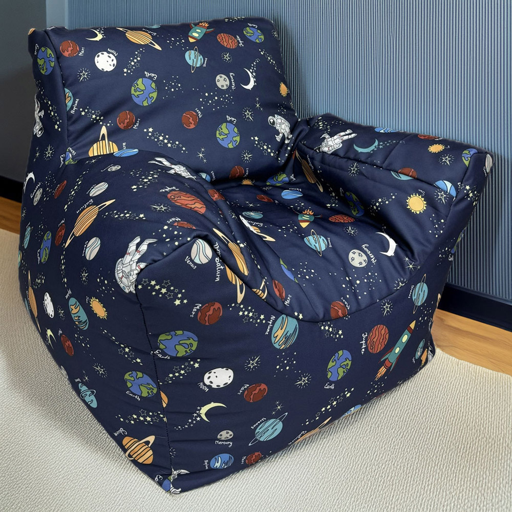 Kaikoo Space Print Funzee Bean Bag Chair | Homebase