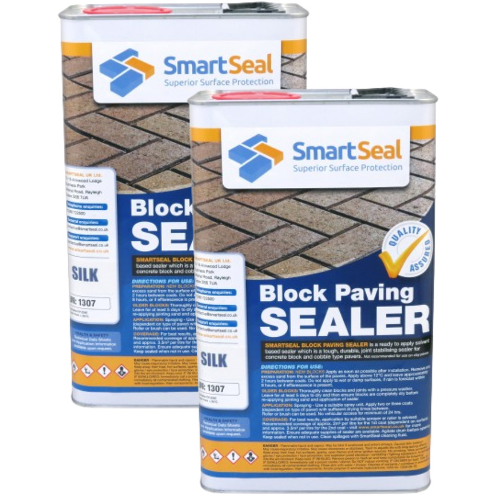 SmartSeal Silk Block Paving Sealer 5L 2 Pack | Homebase