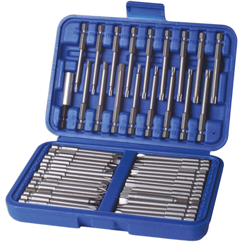 Laser 50 Piece Extra Long Bit Set | Homebase