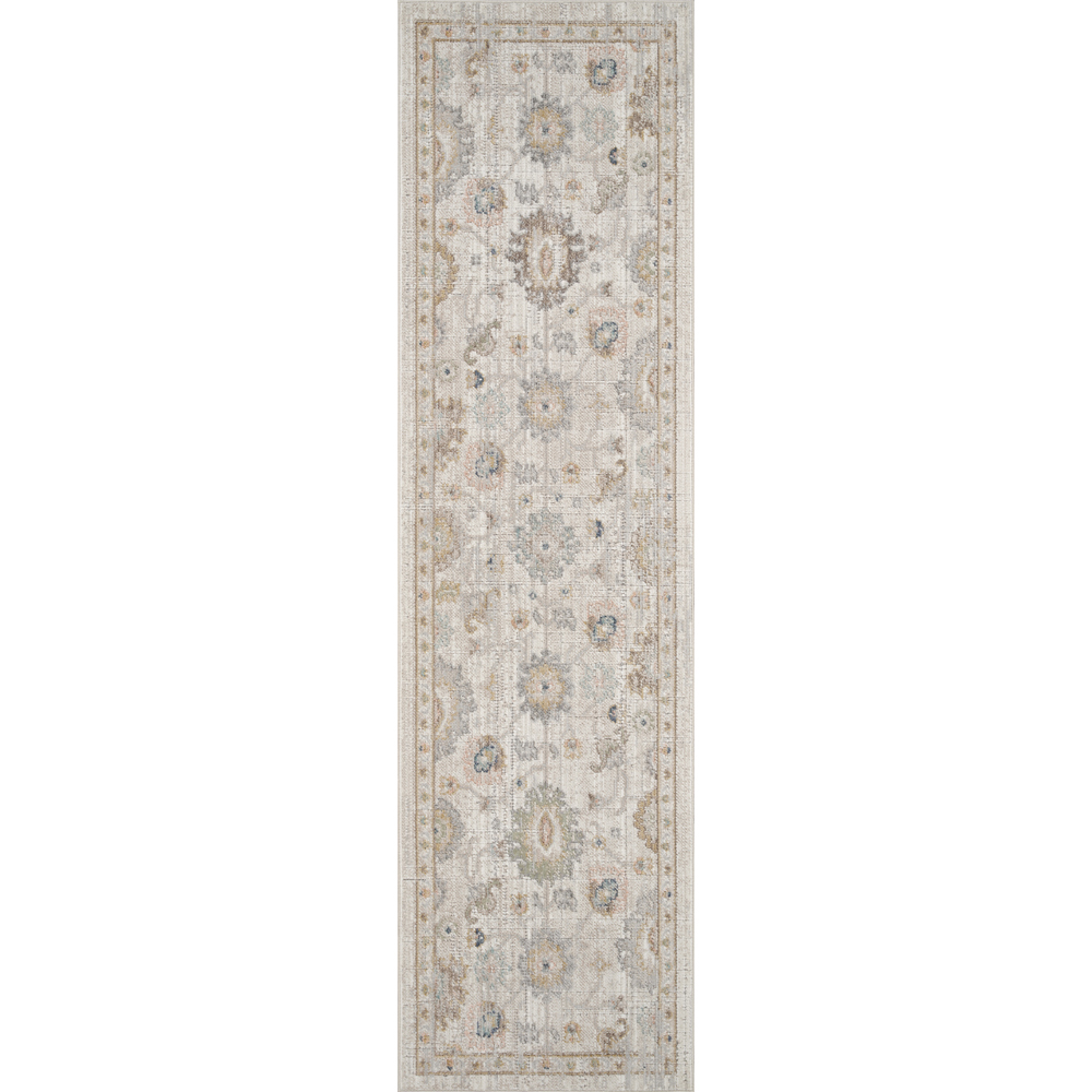 Ntu Rug Desire Rugs Maia Beige Lagoon Floral Non Slip Rug 60 x 220cm | Homebase