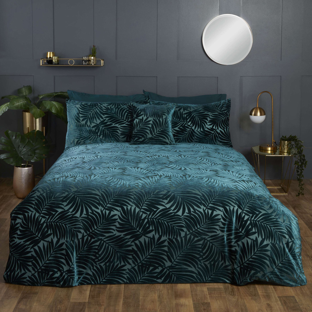 Rapport Home Paloma King Size Emerald Duvet Set Price Comparisons | Compare The Build