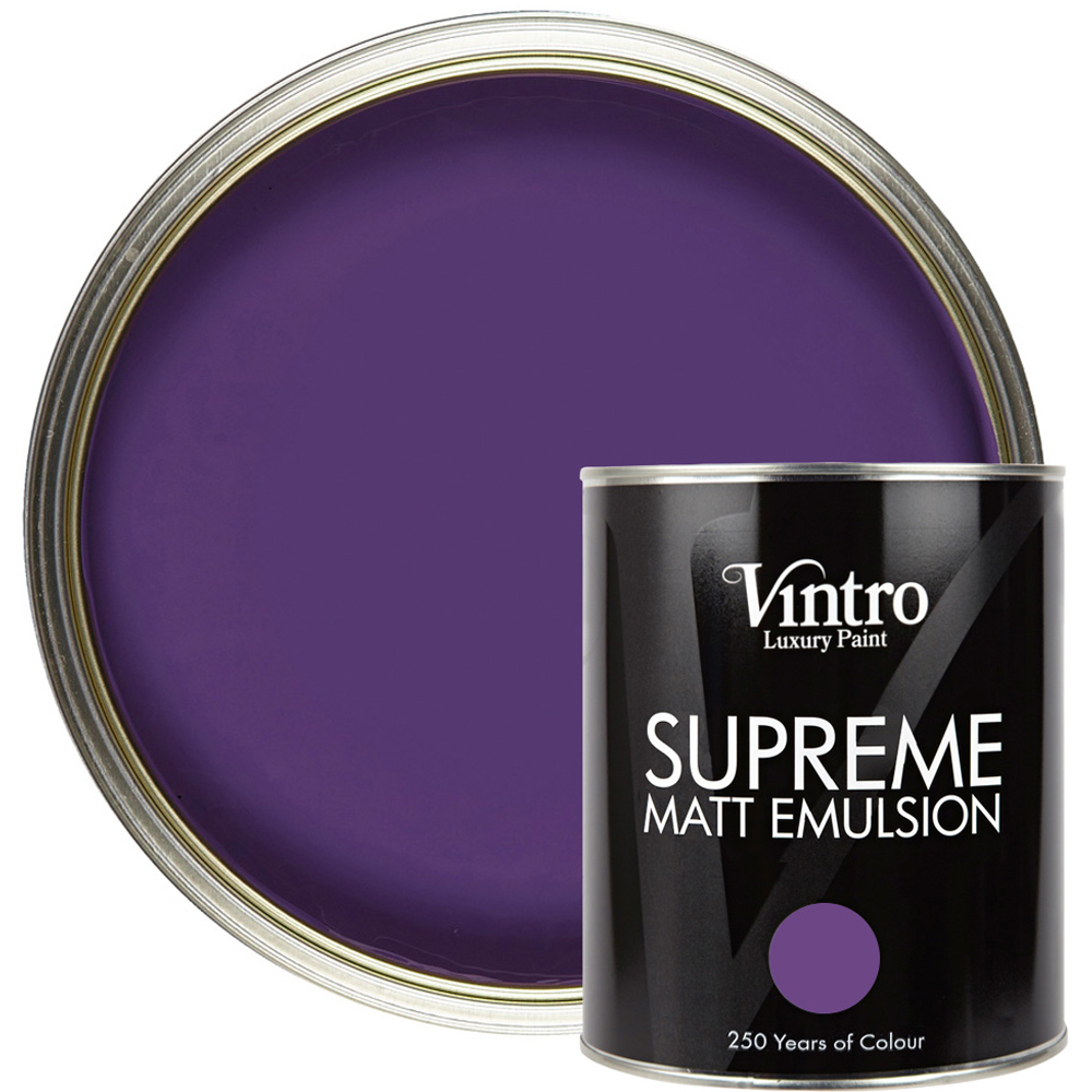 Vintro Paint Royal Purple Matt Emulsion Interior Paint 1L Price Comparisons | Compare The Build