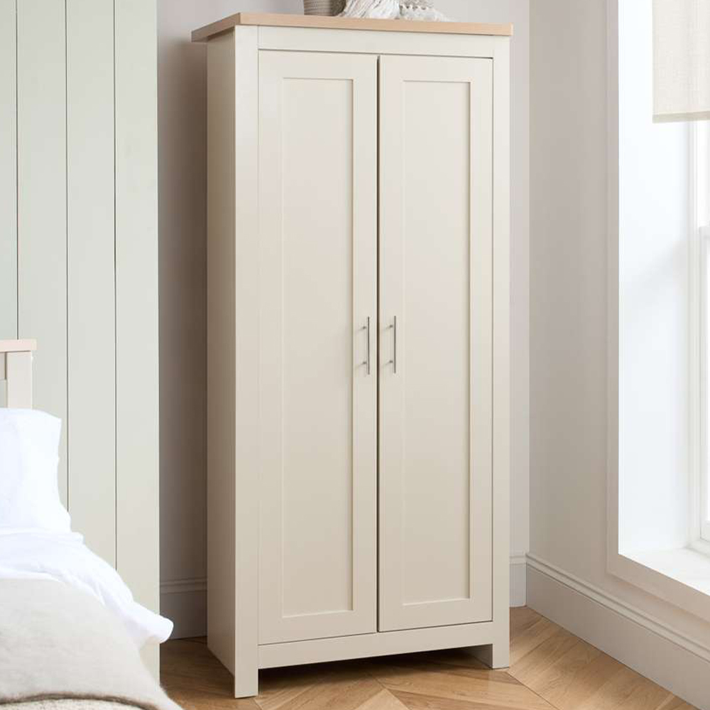 Birlea Highgate 2 Door Cream And Oak Wardrobe